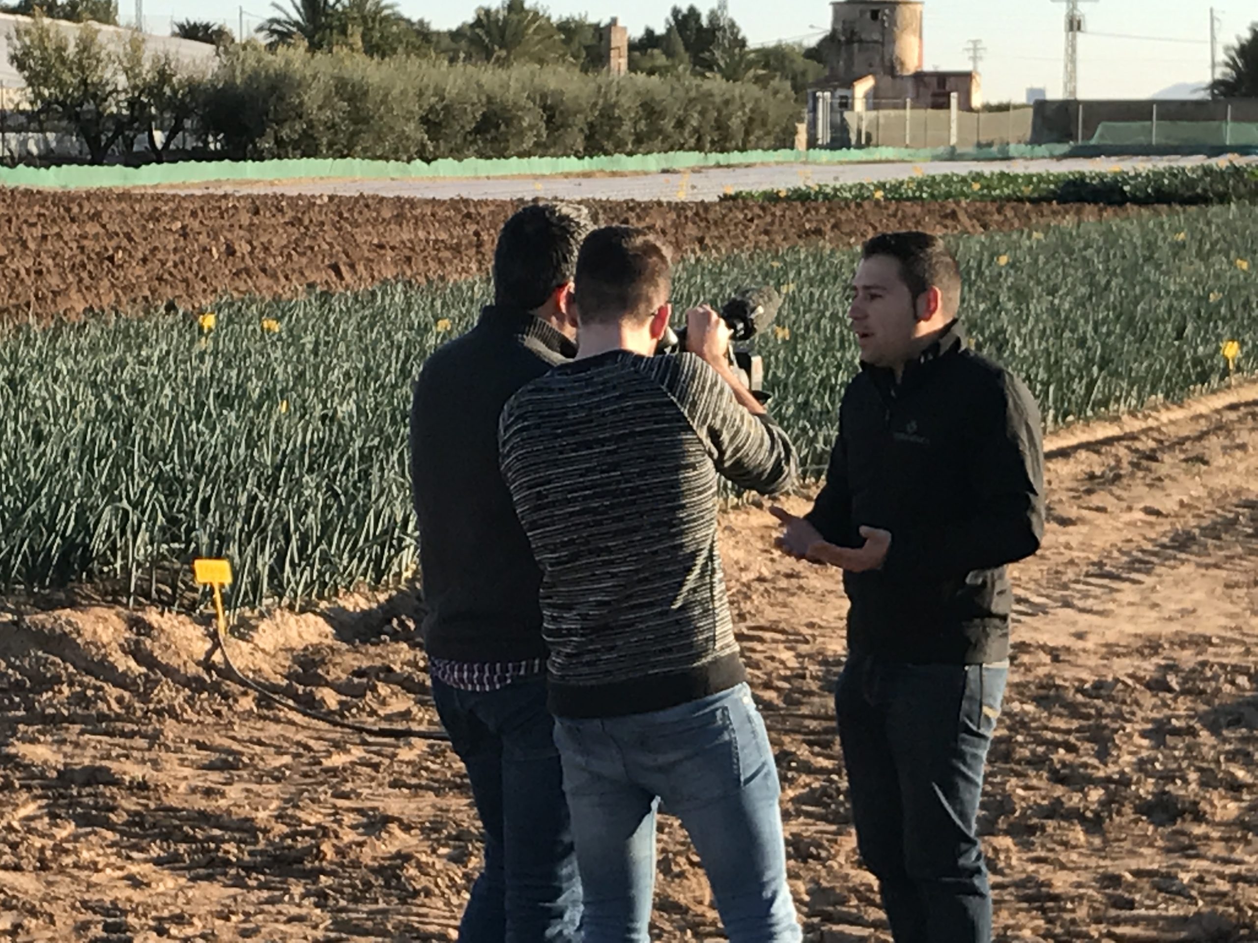 La Televisión Local “Canal 7 Región De Murcia” Visita Nuestro Campo De Ensayo