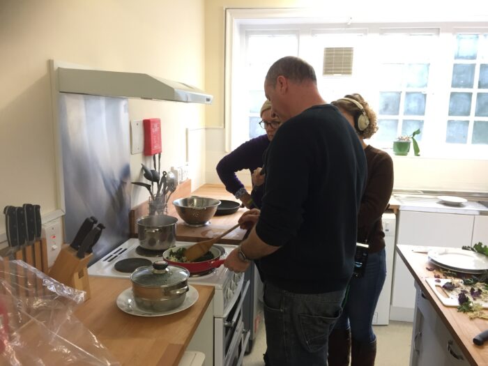 Showing how to cook Kalettes