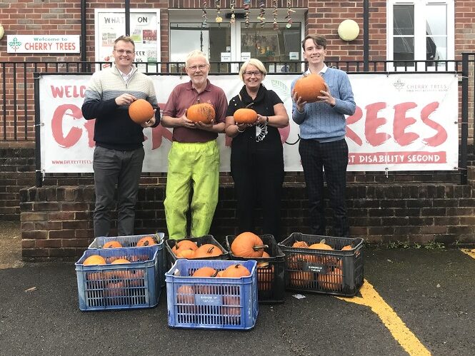 Delivered pumpkins to Cherry Trees October 2022
